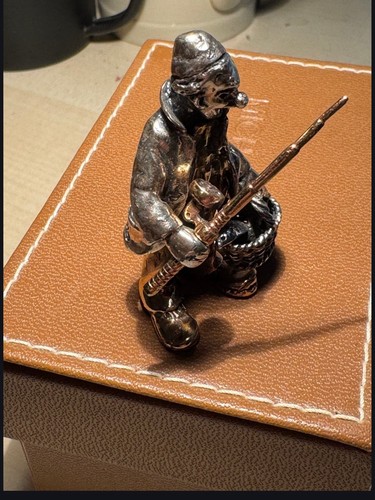Selten silber clown angler - selten!,