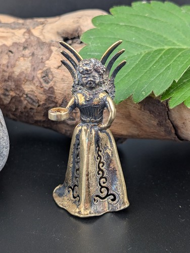 Figur silber 835 - figur, vergoldet