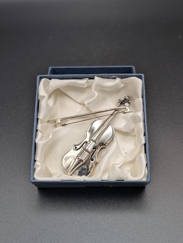 Miniatur silber 925 violine - miniatur,