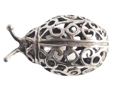 Marienkäfer 800er silber - marienkäfer,