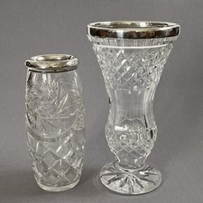 1 Paar Kristallvasen mit