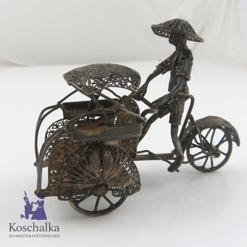 Vintage rikschafahrer figur - vintage,
