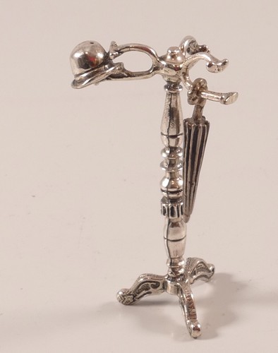 Silber miniatur hutständer - silber,