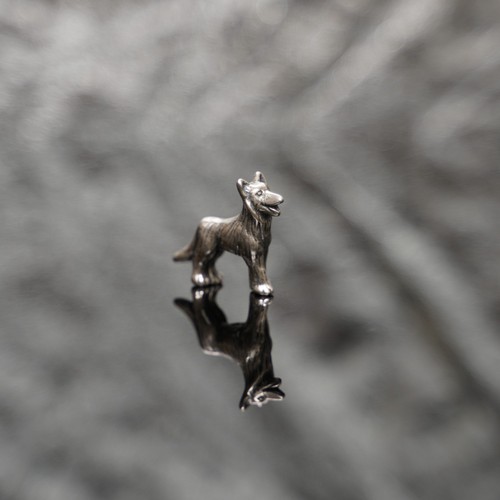 Vintage 925 silber hund - vintage,