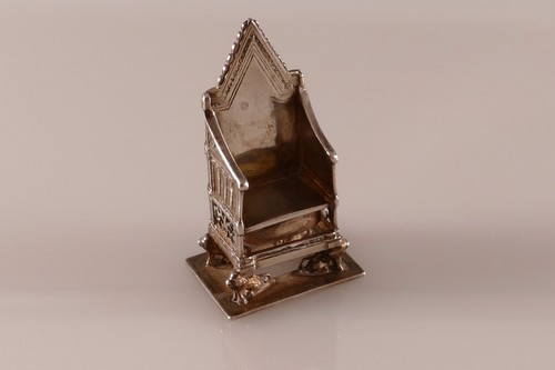 Silberfigur miniatur stuhl - miniatur,