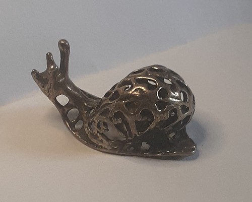Figur schnecke silber - ,