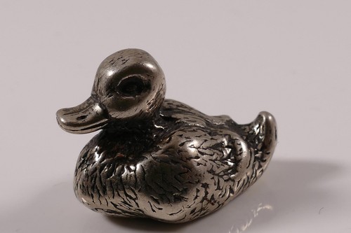 Silberfigur ente 835 silber - ente,