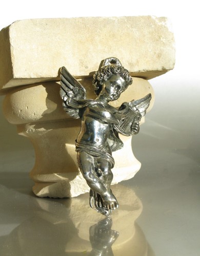 Engel putte mit harfe - engel,