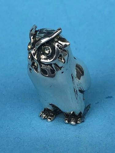 800 silber miniatur eule - 800,