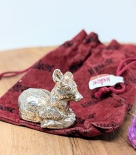 Dekorative Silberfigur Reh –