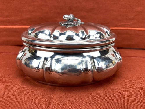 Dose oval eichelknauf zinn - dose,